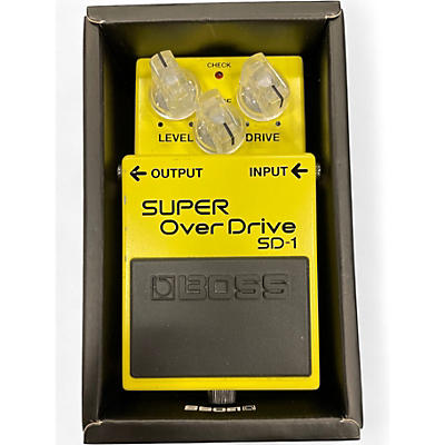 Used BOSS SD1 Super Overdrive Effect Pedal