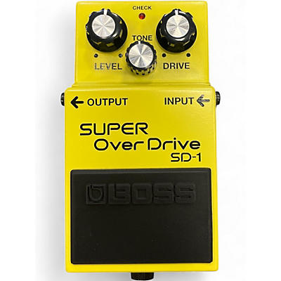 Used BOSS SD1 Super Overdrive Effect Pedal