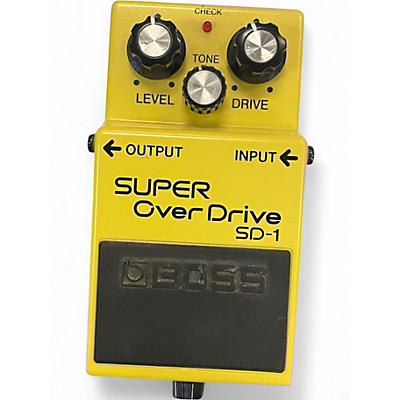 Used BOSS SD1 Super Overdrive Effect Pedal