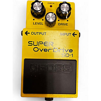 Used BOSS SD1 Super Overdrive Effect Pedal