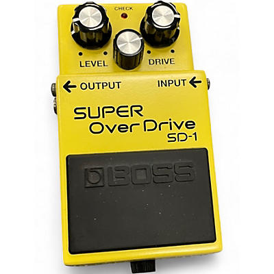 Used BOSS SD1 Super Overdrive Effect Pedal