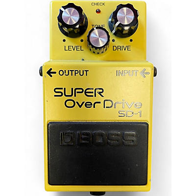 Used BOSS SD1 Super Overdrive Effect Pedal
