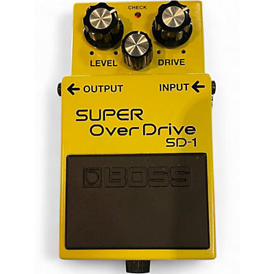 Used BOSS SD1 Super Overdrive Effect Pedal