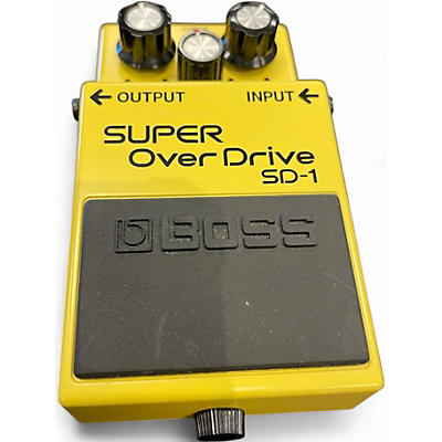 Used BOSS SD1 Super Overdrive Effect Pedal