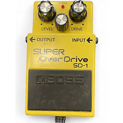 Used BOSS SD1 Super Overdrive Effect Pedal