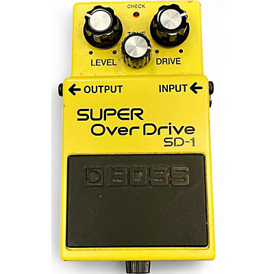 Used BOSS SD1 Super Overdrive Effect Pedal