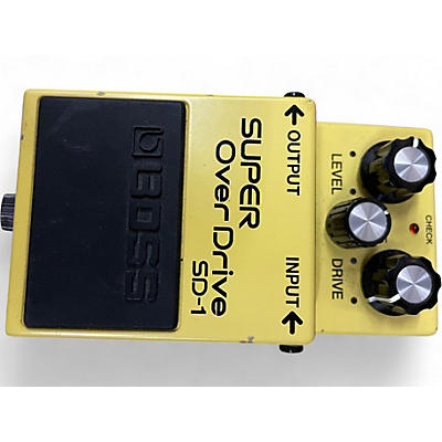 Used BOSS SD1 Super Overdrive Effect Pedal