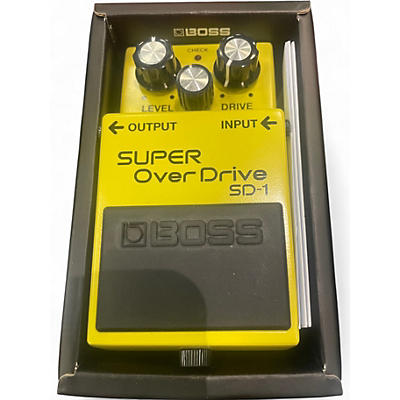 Used BOSS SD1 Super Overdrive Effect Pedal