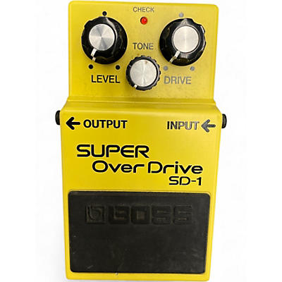Used BOSS SD1 Super Overdrive Effect Pedal