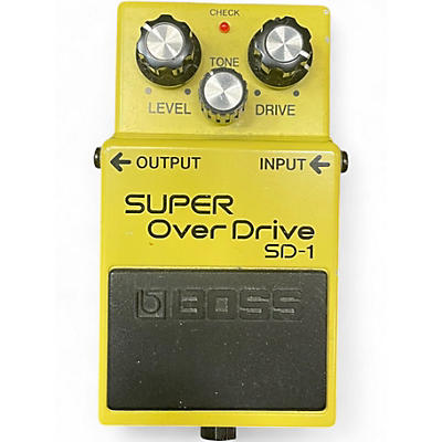 Used BOSS SD1 Super Overdrive Effect Pedal
