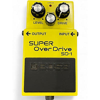Used BOSS SD1 Super Overdrive Effect Pedal