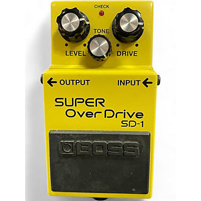 Used BOSS SD1 Super Overdrive Effect Pedal