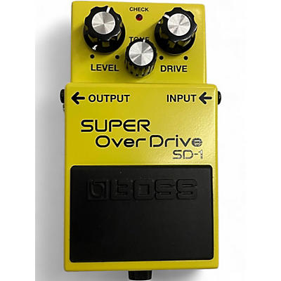 Used BOSS SD1 Super Overdrive Effect Pedal