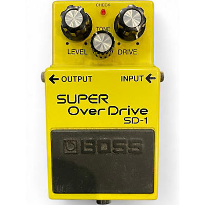 Used BOSS SD1 Super Overdrive Effect Pedal