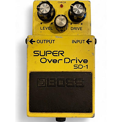 Used BOSS SD1 Super Overdrive Effect Pedal