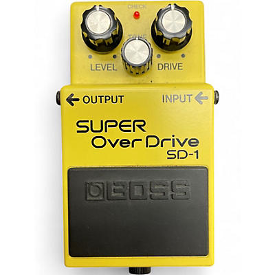 Used BOSS SD1 Super Overdrive Effect Pedal