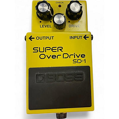 Used BOSS SD1 Super Overdrive Effect Pedal