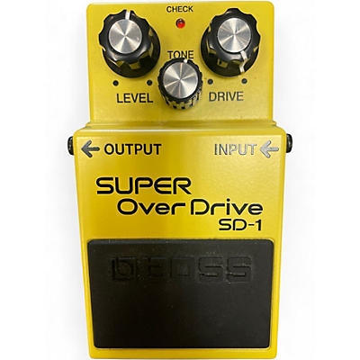 Used BOSS SD1 Super Overdrive Effect Pedal