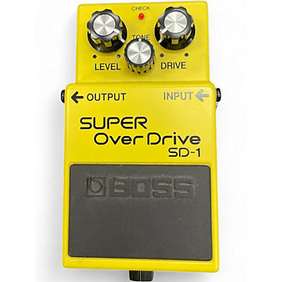 Used BOSS SD1 Super Overdrive Effect Pedal