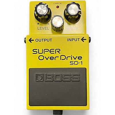 Used BOSS SD1 Super Overdrive Effect Pedal