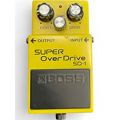 Used BOSS SD1 Super Overdrive Effect Pedal