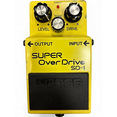 Used BOSS SD1 Super Overdrive Effect Pedal