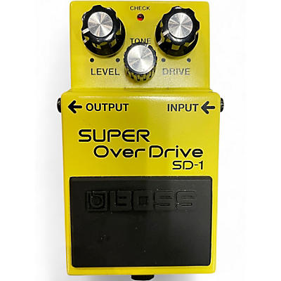 Used BOSS SD1 Super Overdrive Effect Pedal
