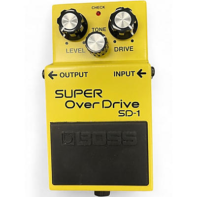Used BOSS SD1 Super Overdrive Effect Pedal