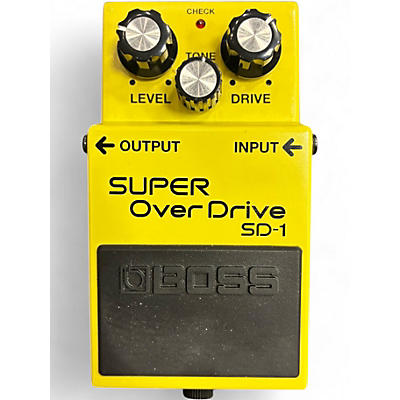 Used BOSS SD1 Super Overdrive Effect Pedal
