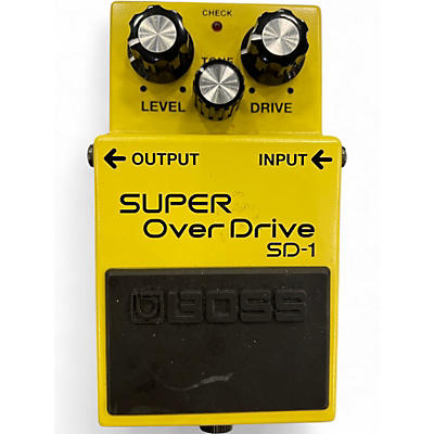 Used BOSS SD1 Super Overdrive Effect Pedal