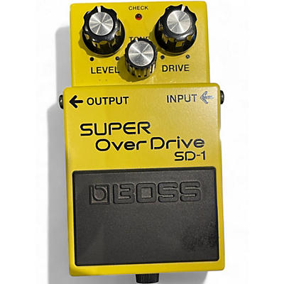 Used BOSS SD1 Super Overdrive Effect Pedal