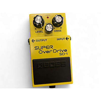Used BOSS SD1 Super Overdrive Effect Pedal