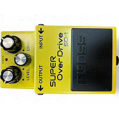 Used BOSS SD1 Super Overdrive Effect Pedal