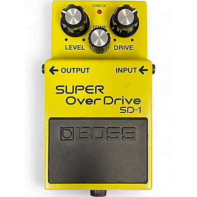 Used BOSS SD1 Super Overdrive Effect Pedal