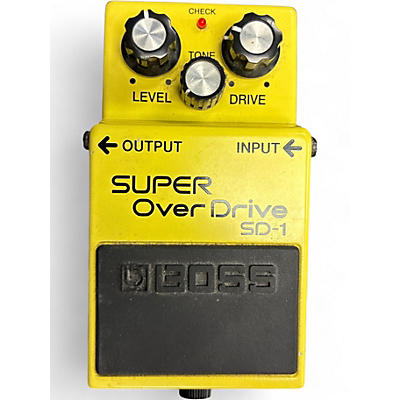 Used BOSS SD1 Super Overdrive Effect Pedal