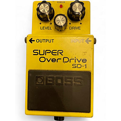 Used BOSS SD1 Super Overdrive Effect Pedal