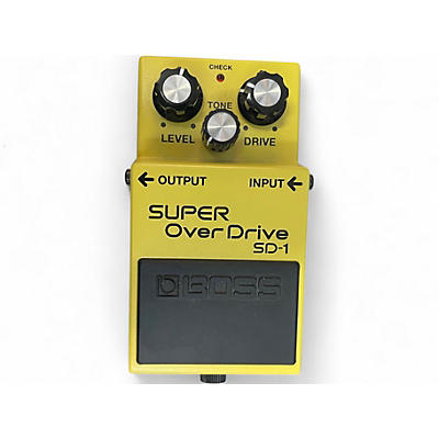 Used BOSS SD1 Super Overdrive Effect Pedal
