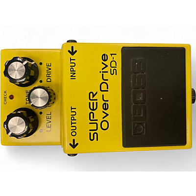 Used BOSS SD1 Super Overdrive Effect Pedal