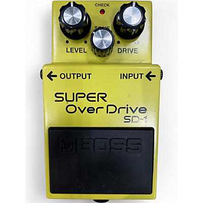 Used BOSS SD1 Super Overdrive Effect Pedal