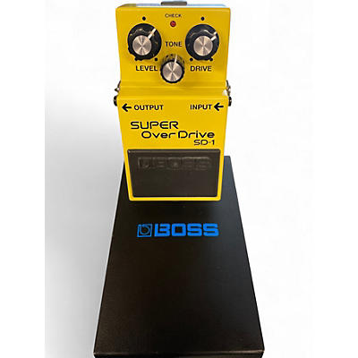 Used BOSS SD1 Super Overdrive Effect Pedal