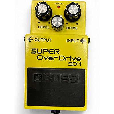 Used BOSS SD1 Super Overdrive Effect Pedal