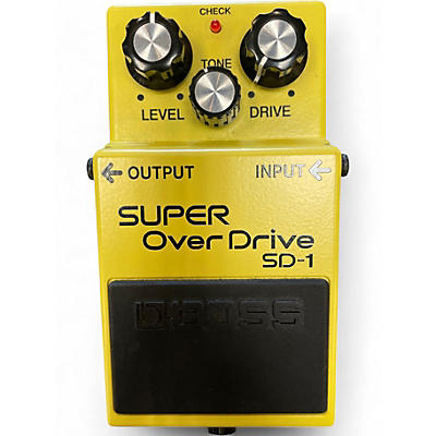 Used BOSS SD1 Super Overdrive Effect Pedal