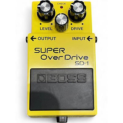 Used BOSS SD1 Super Overdrive Effect Pedal