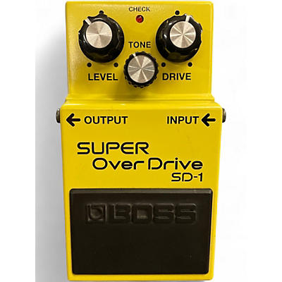 Used BOSS SD1 Super Overdrive Effect Pedal