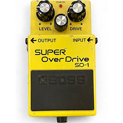 Used BOSS SD1 Super Overdrive Effect Pedal