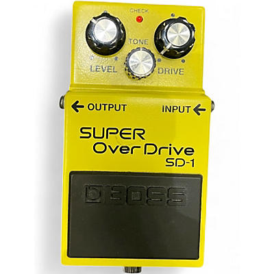 Used BOSS SD1 Super Overdrive Effect Pedal