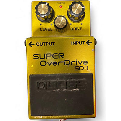 Used BOSS SD1 Super Overdrive Effect Pedal