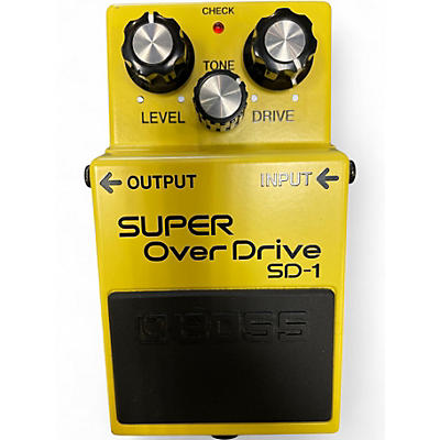 Used BOSS SD1 Super Overdrive Effect Pedal
