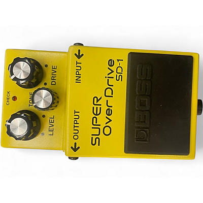 Used BOSS SD1 Super Overdrive Effect Pedal