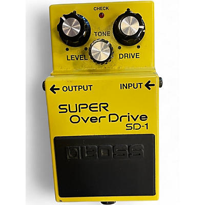 Used BOSS SD1 Super Overdrive Effect Pedal